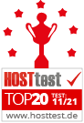 Webhosting Vergleich von hosttest.de